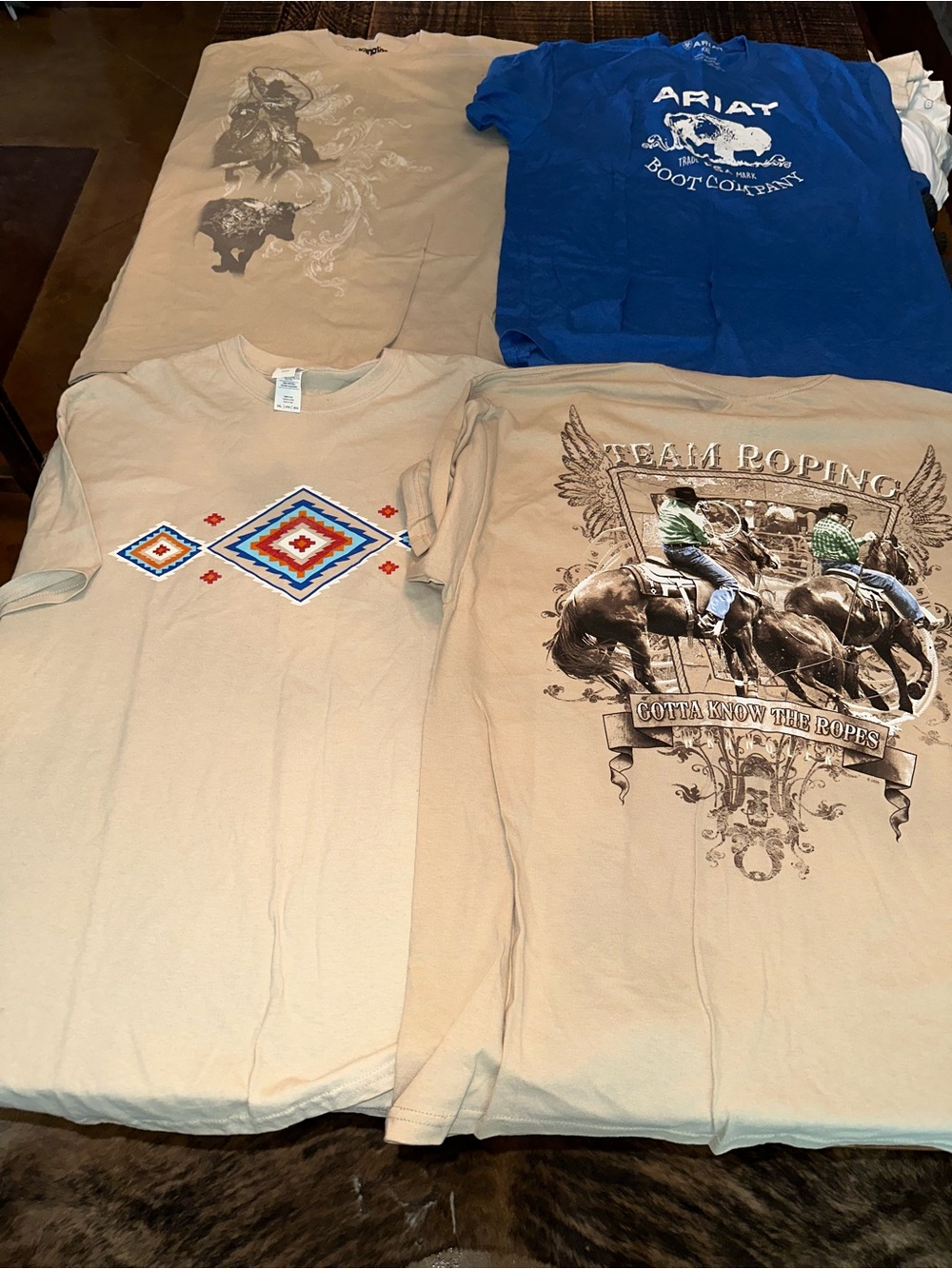 Wrangler/Ariat size XXL shirts lot of 4
